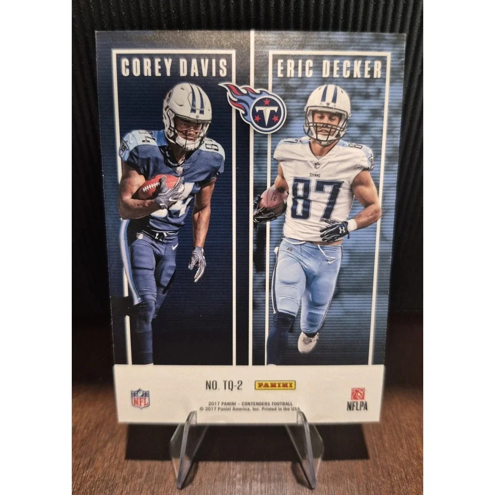 2017 Contenders Team Quads #TQ-2 Silver /199 Mariota,Davis,Murray,Decker Titans